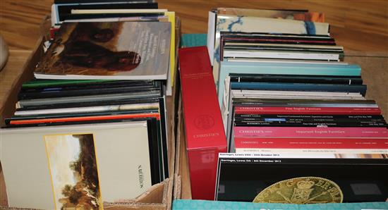 2 boxes of Antiques catalogues